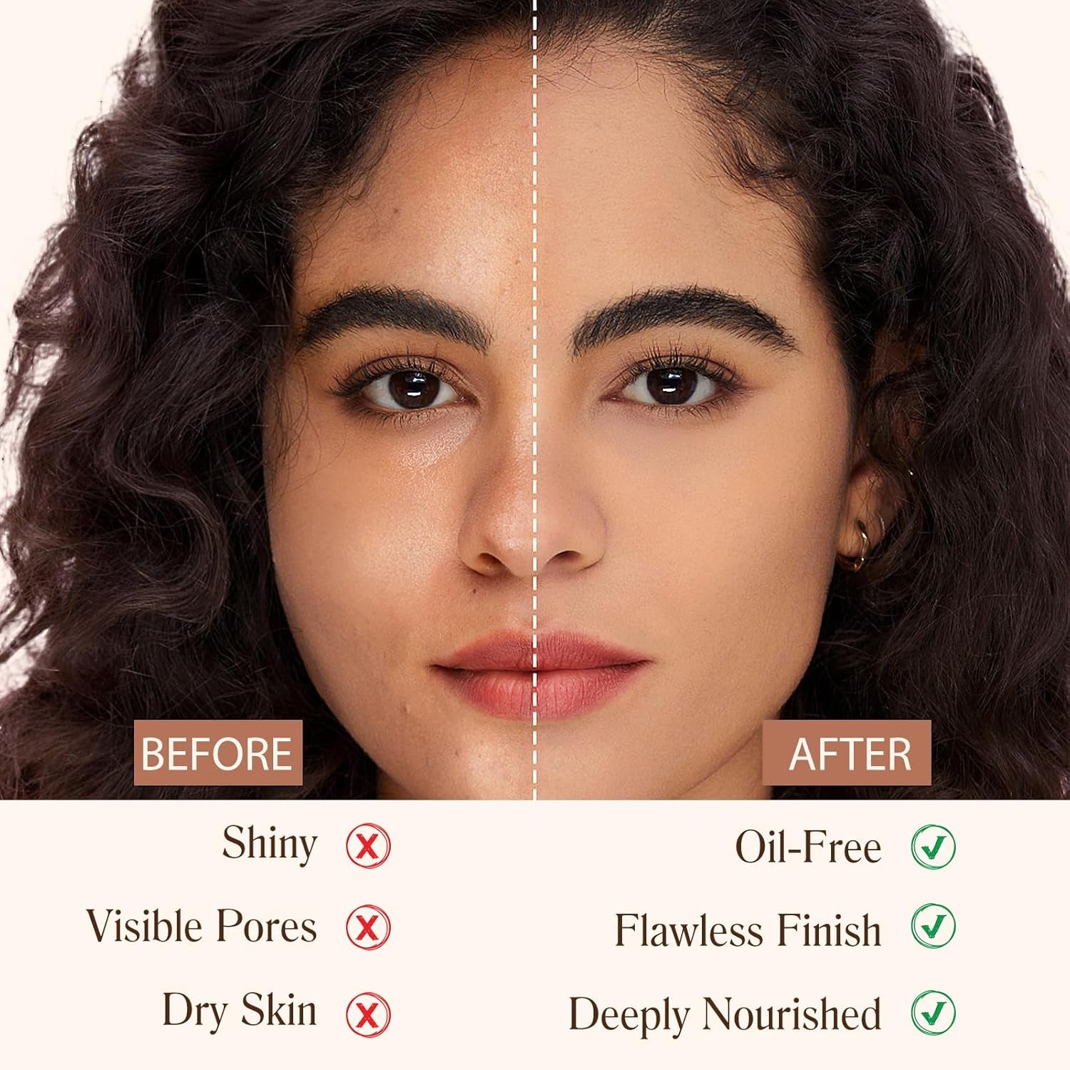 Transformative Colour Changing Foundation - 4-in-1 Medium Full Coverage with SPF 50+, Hydrating & Longwearing for Active Lifestyles